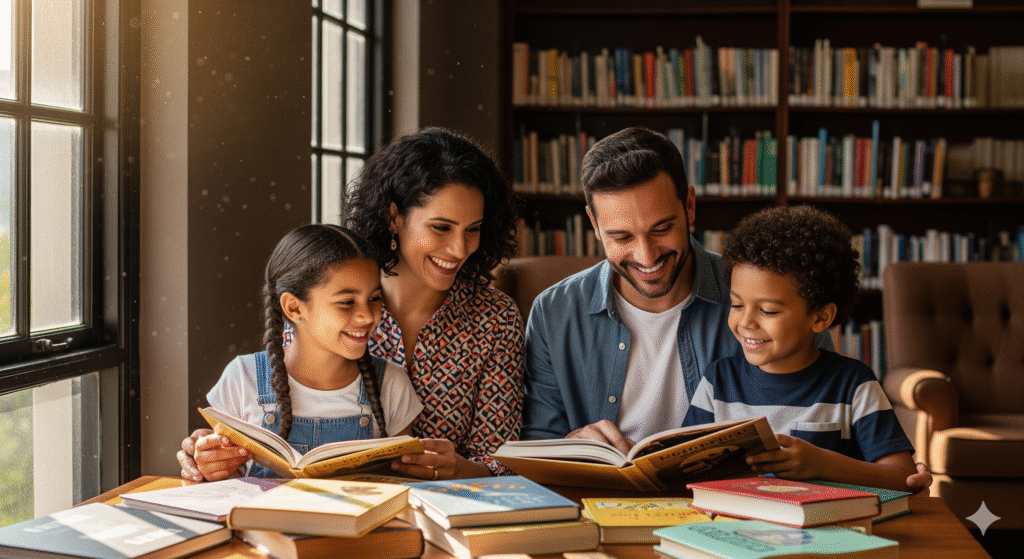 leitura em família