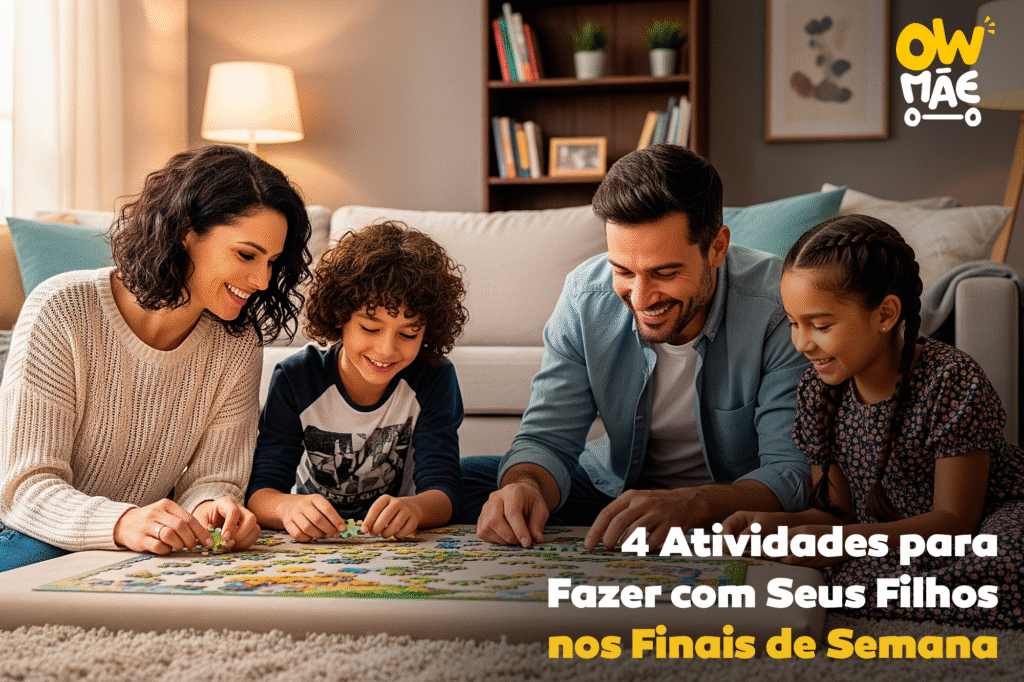 4 Atividades para Fazer com Seus Filhos nos Finais de Semana